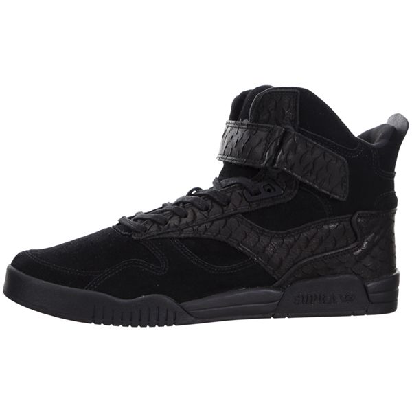 Supra Mens Bleeker High Top Shoes - Black | Canada A9653-2X74